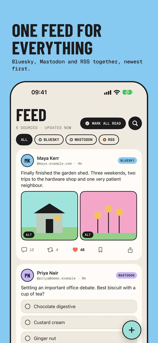 One feed for everything